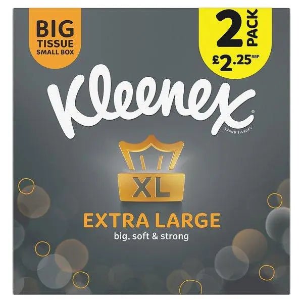 Kleenex Extra Large Tissues Compact Twin Pack (Case of 6)