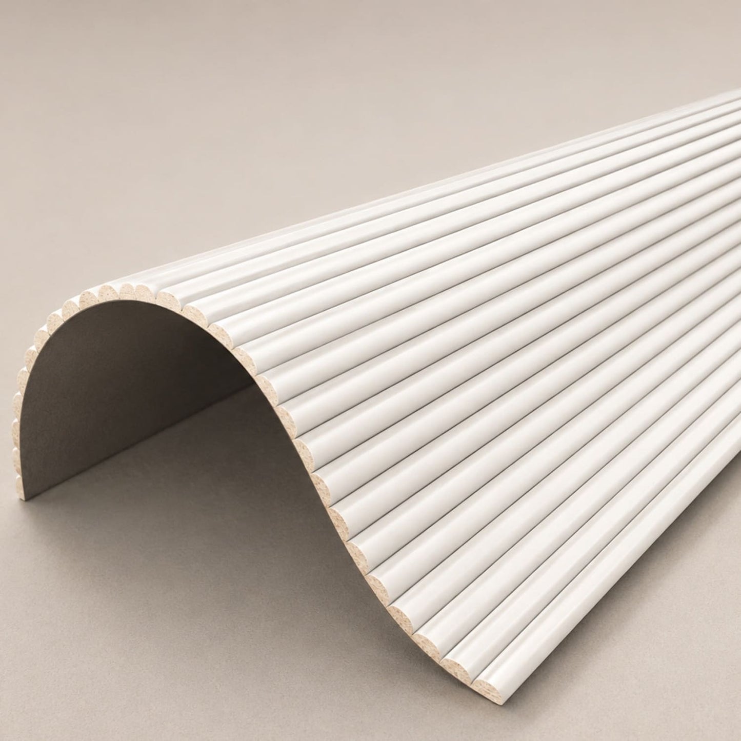 Large Fluted Wall Panels in DIY Primed - Ready To Paint - 240cm x 60cm