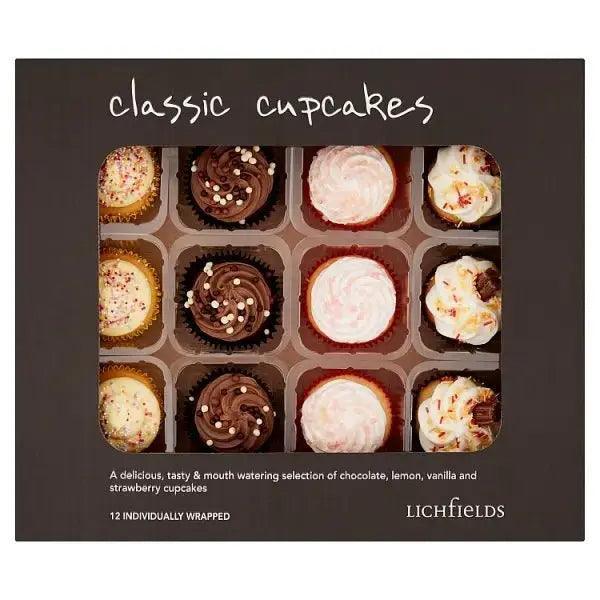 Lichfields 12 Luxury Cupcakes (Case of 12)