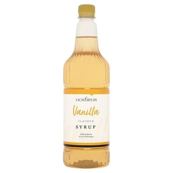 Lichfields Vanilla Flavour Syrup 1 Litre (Case of 6)