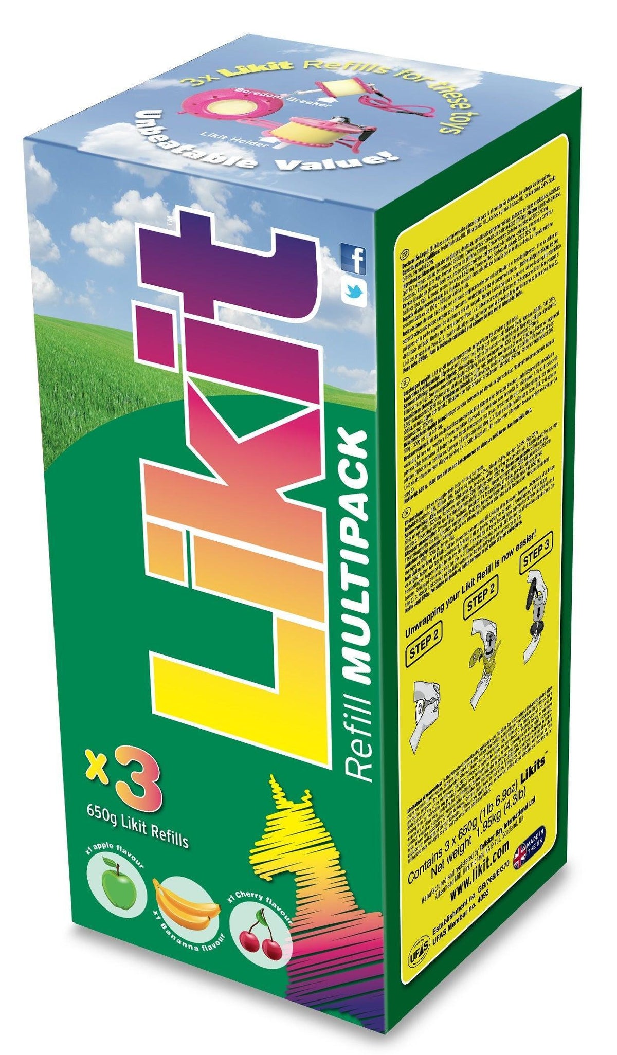 Likit Multipack 650g - Case of 3