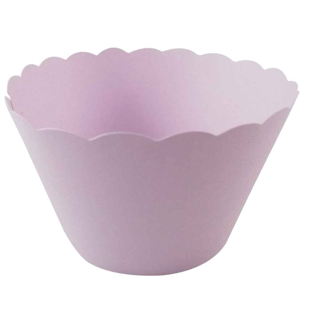 50 Lilac Cupcake Wrappers – Soft Pastel Wraps for Birthdays & Baby Showers