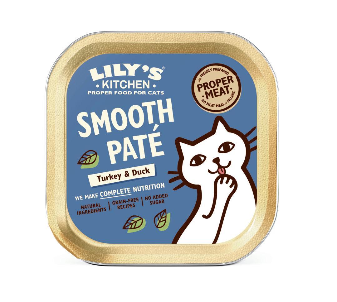 Lily's Kitchen Cat Smooth Pate Turkey with Duck Foils 85g - Case of 19
