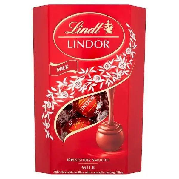 Lindt Lindor Milk Chocolate Truffles Box 200g (Case of 8)