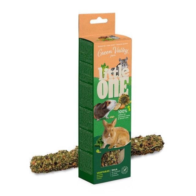 Little One Grainfree Stick for Pet Animals with Vegetables 160g — Case of 8