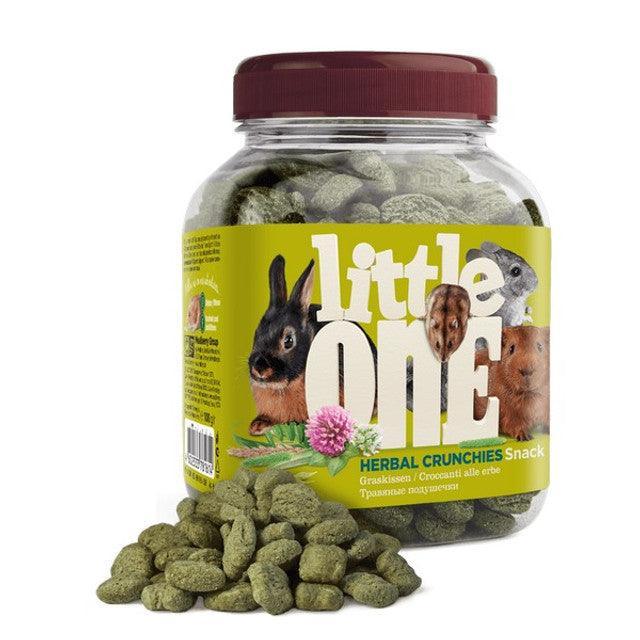 Little One Herbal Crunchies. Snack for All Small Mammals 100g — Case of 6