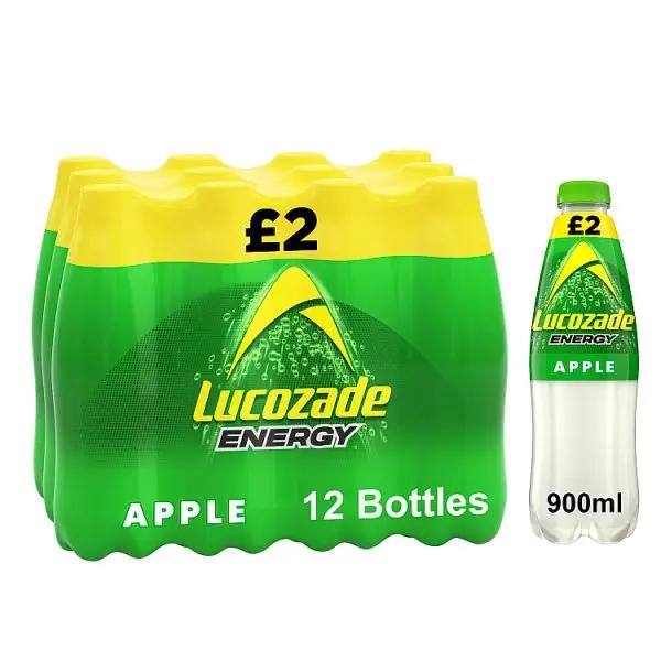 Lucozade Energy Drink Apple Blast 900ml (Case of 12)