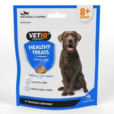 M and C VetIQ Healthy Treat Breath Dental Care Dog Treat 70g - Case of 6