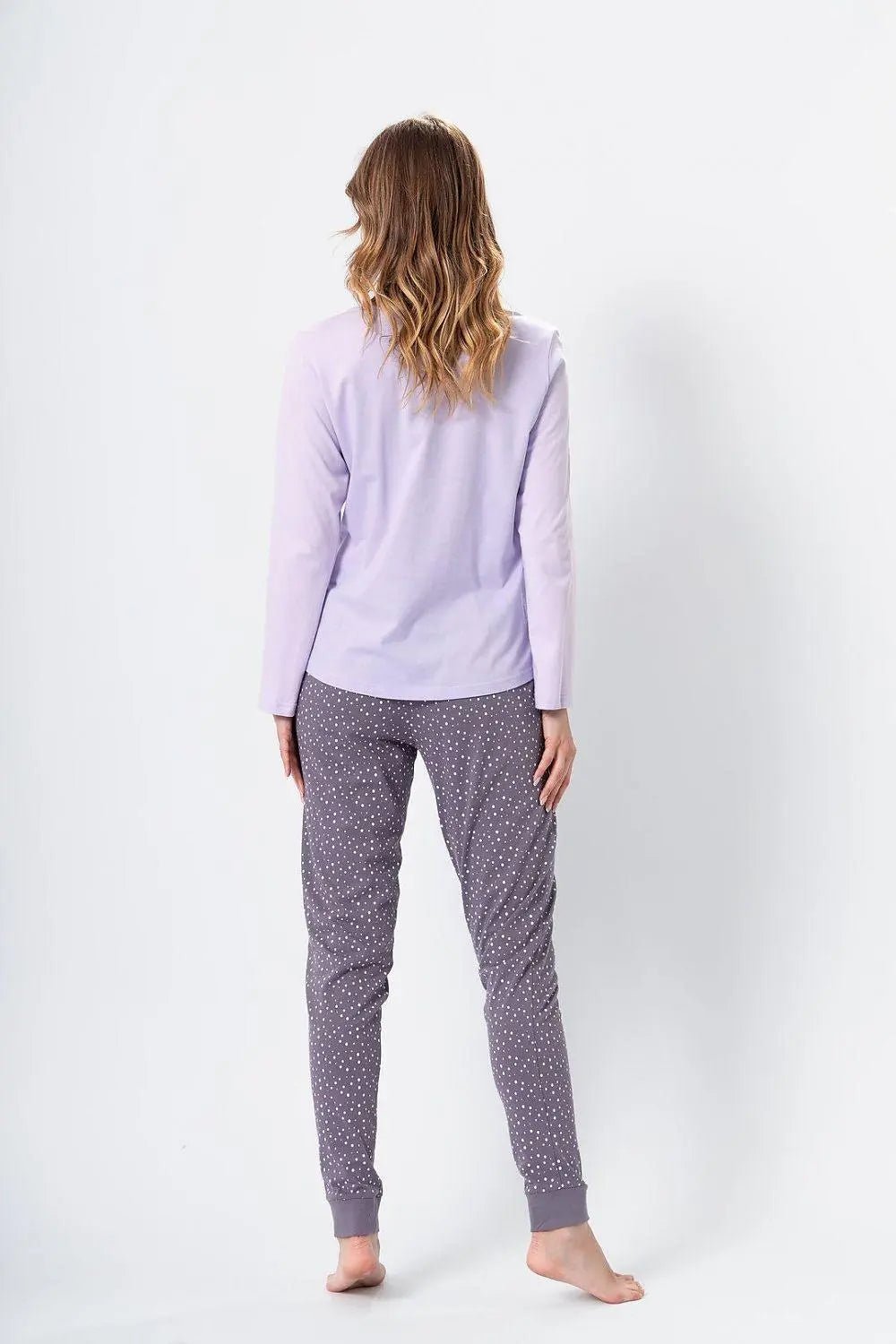 M-Max beautiful color pants and blouse womens pajamas