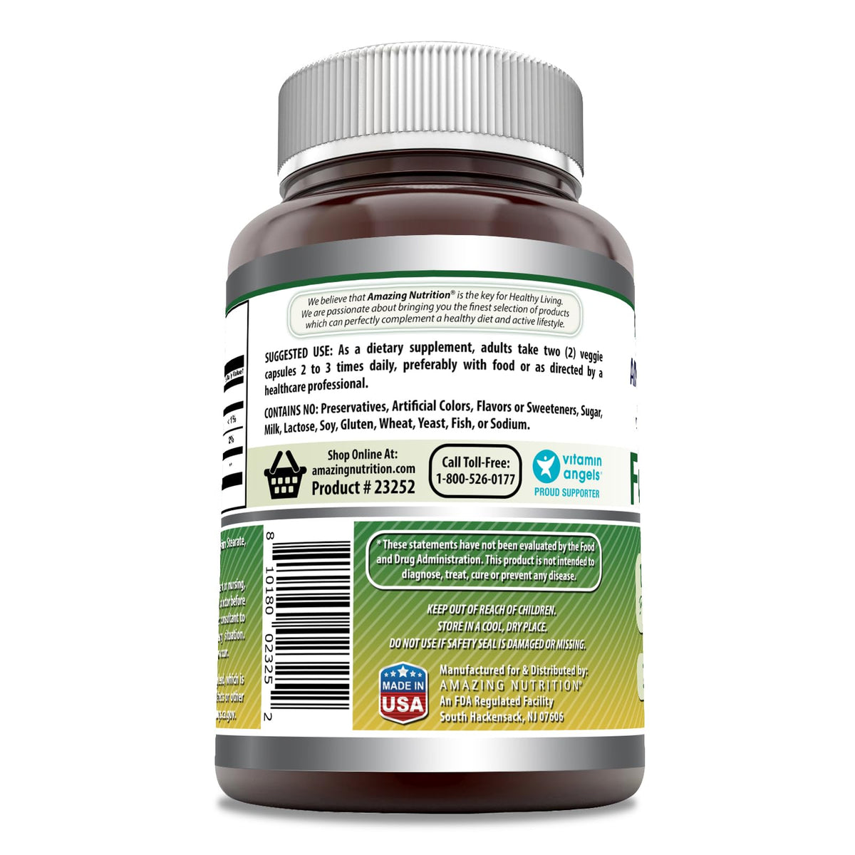 Amazing Formulas Fenugreek Seed Supplement | 610 Mg | 360 Veggie Capsules | Non-GMO | Gluten Free | Made in USA (Pack of 2)