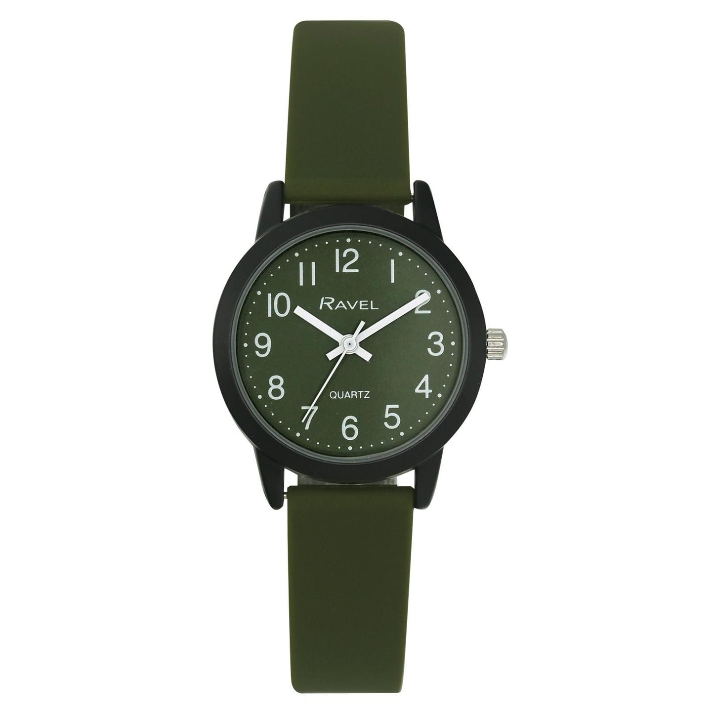 Ravel Ravel Ladies & Girls Sports Green Silicone Watch R1813.21