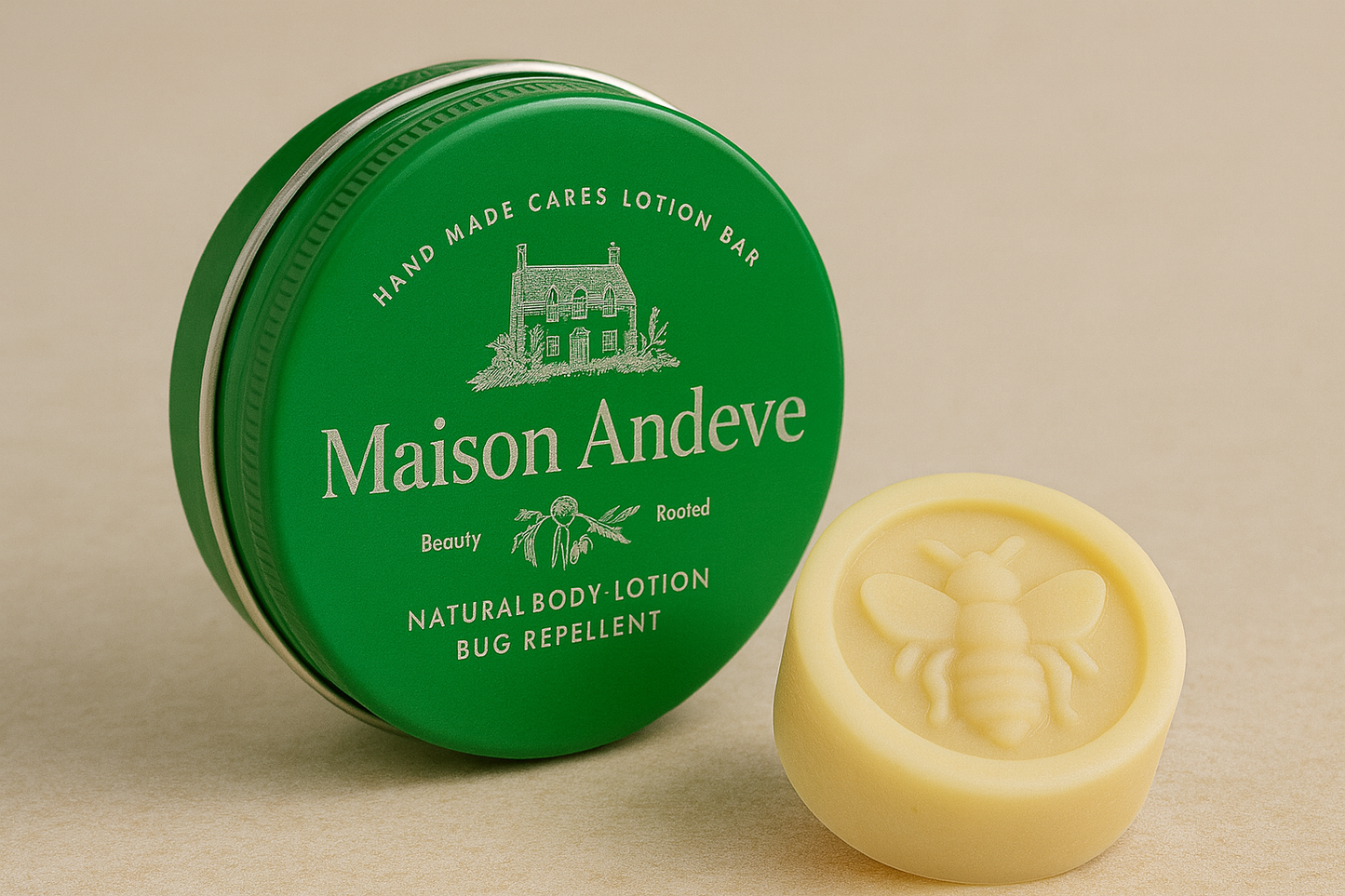 Mint & Citronella Natural Bug-Repellent Lotion Bar