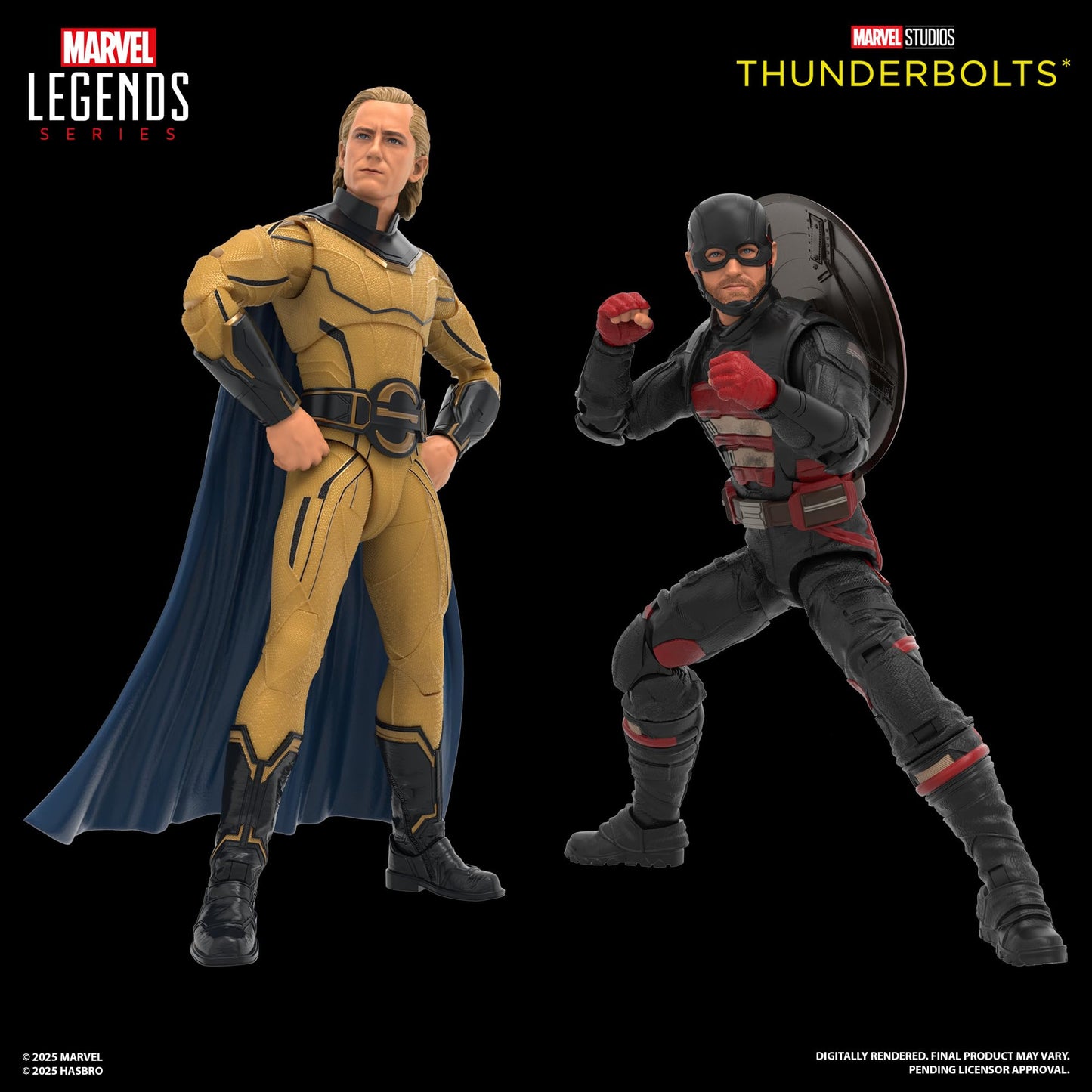Marvel Legends Series John F. Walker & Sentry 2-Pack | Thunderbolts Movie Collectible, 6-Inch Action Figures