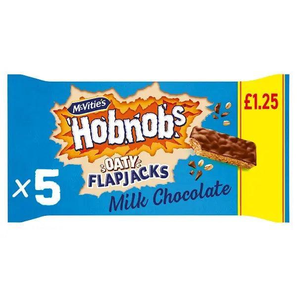 McVitie's Hobnobs Milk Chocolate Oaty Flapjacks 5pk
