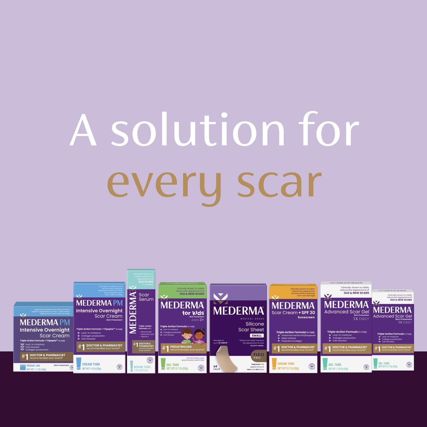 Mederma Medical Grade Silicone Scar Sheets – Breathable, Flexible, 4-Count