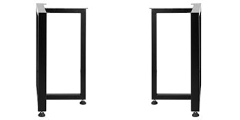 VEVOR 2PCS Metal Table Legs T-Shaped Heavy Duty Industry Desk Table Bench Legs Industrial DIY Coffee Table Adjustable Removable