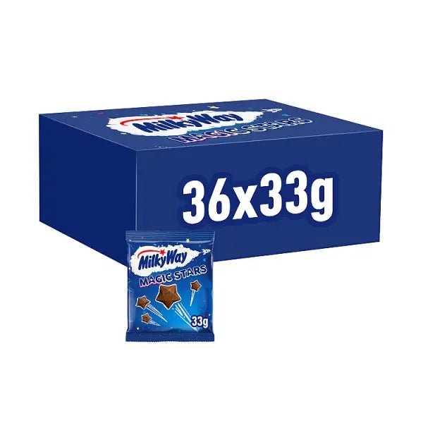 Milky Way Magic Stars Milk Chocolate Bag 33g (Case of 36)