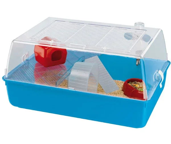 Mini Duna Hamster Cage Mixed Colours 55x39x27cm - Case of 3