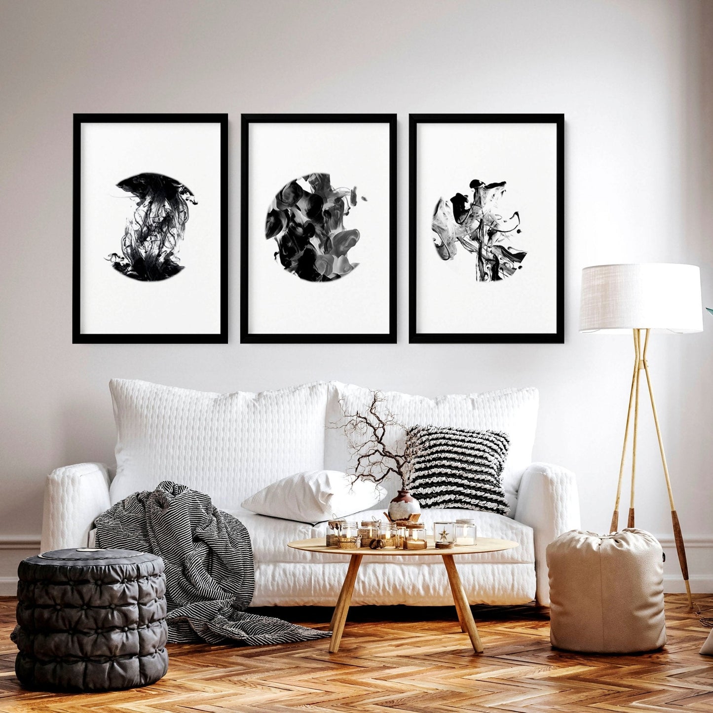 Minimalistic wall art | set of 3 wall art prints