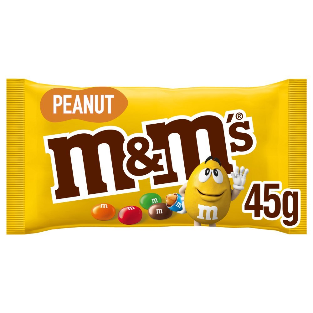M&M's Peanut Chocolate Bag 45g (Box of 24)