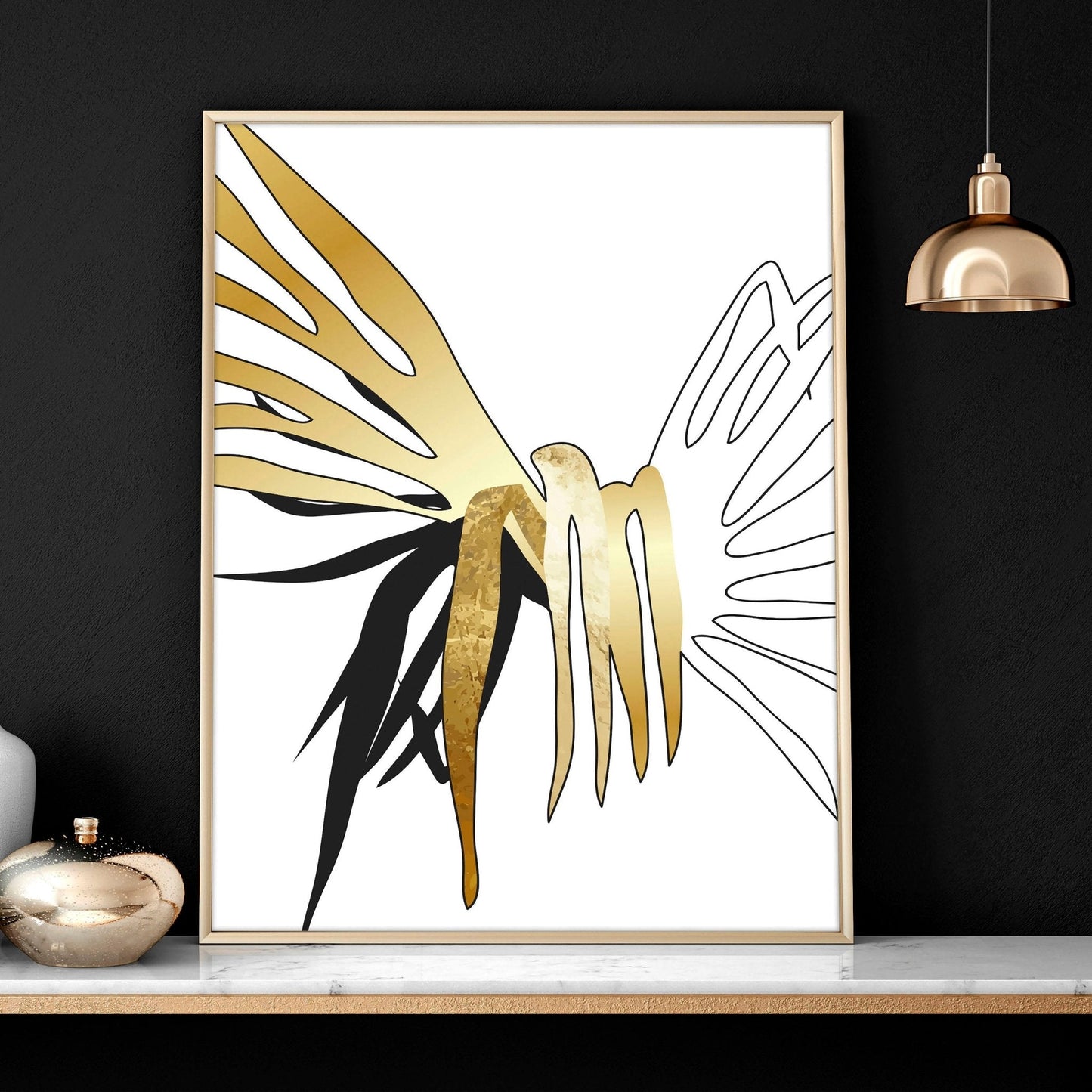 Wall print for living room | set of 3 wall art prints