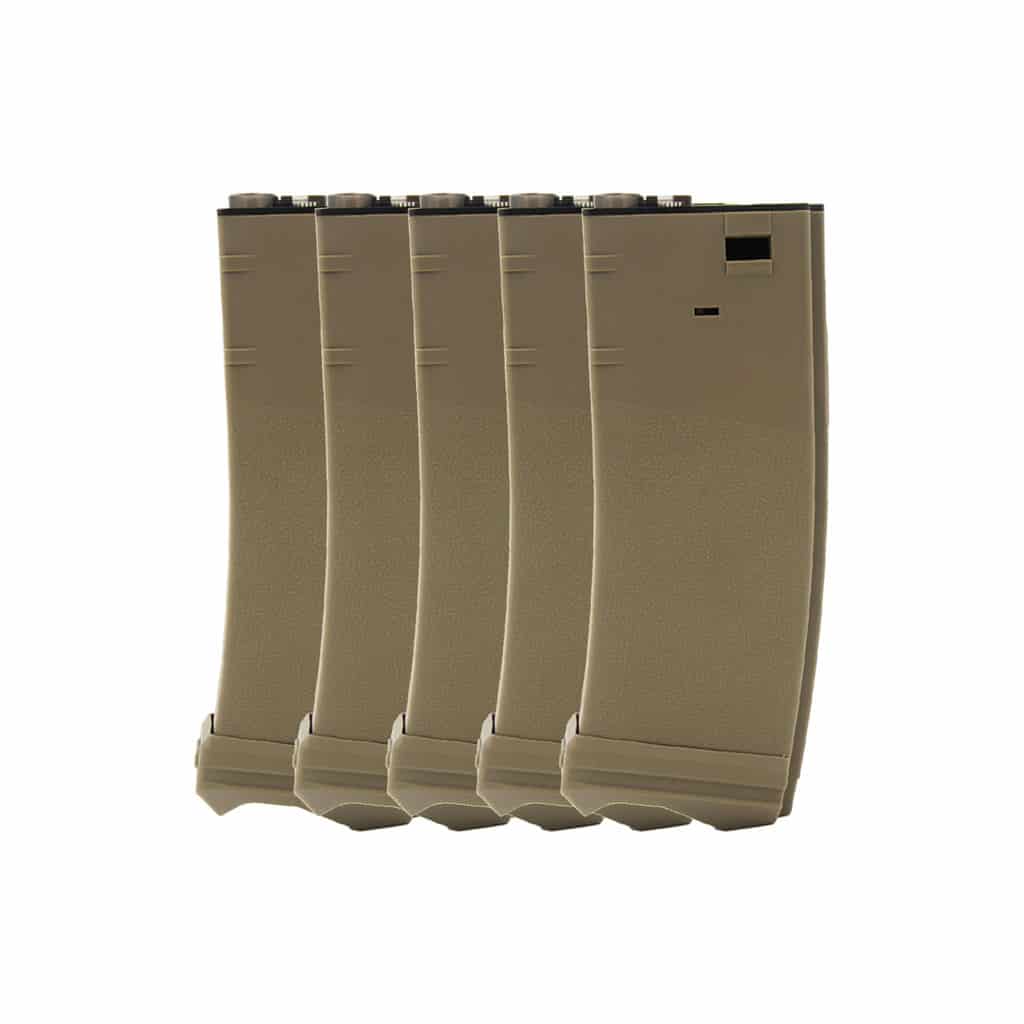 Modify 190 Round XTC M4 Mid Cap Magazine (Tan) Box Of 5