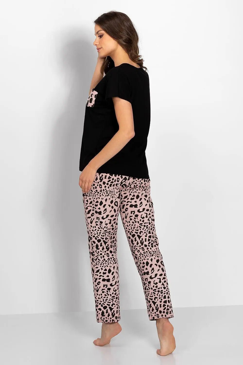 Momenti Per Me decorative blouse and pants ladies pyjamas