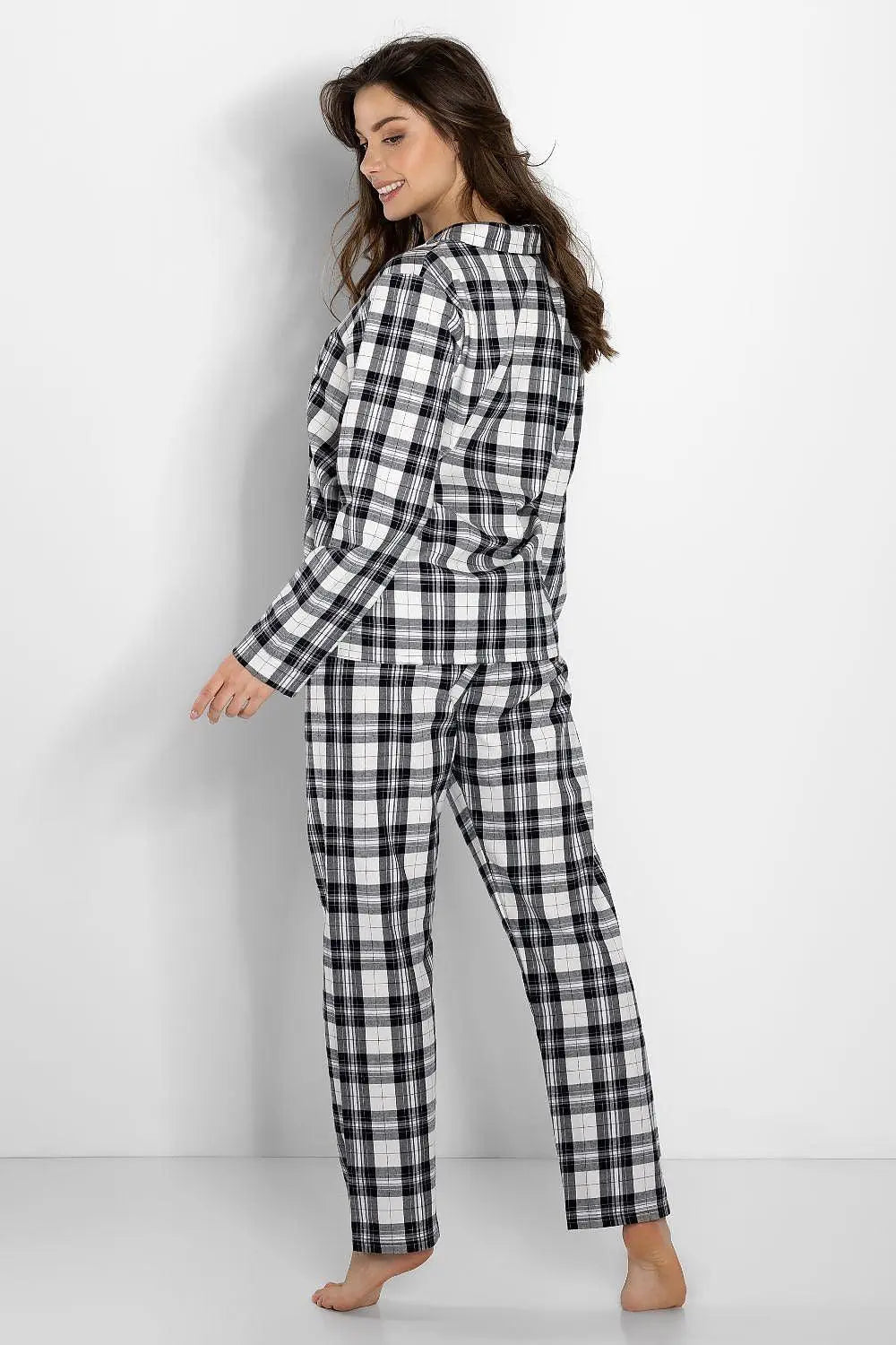 Momenti Per Me long-sleeved shirt and long pants womens pajamas