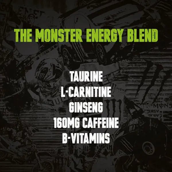 Monster Energy Drink 4 x 500ml (Case of 6)