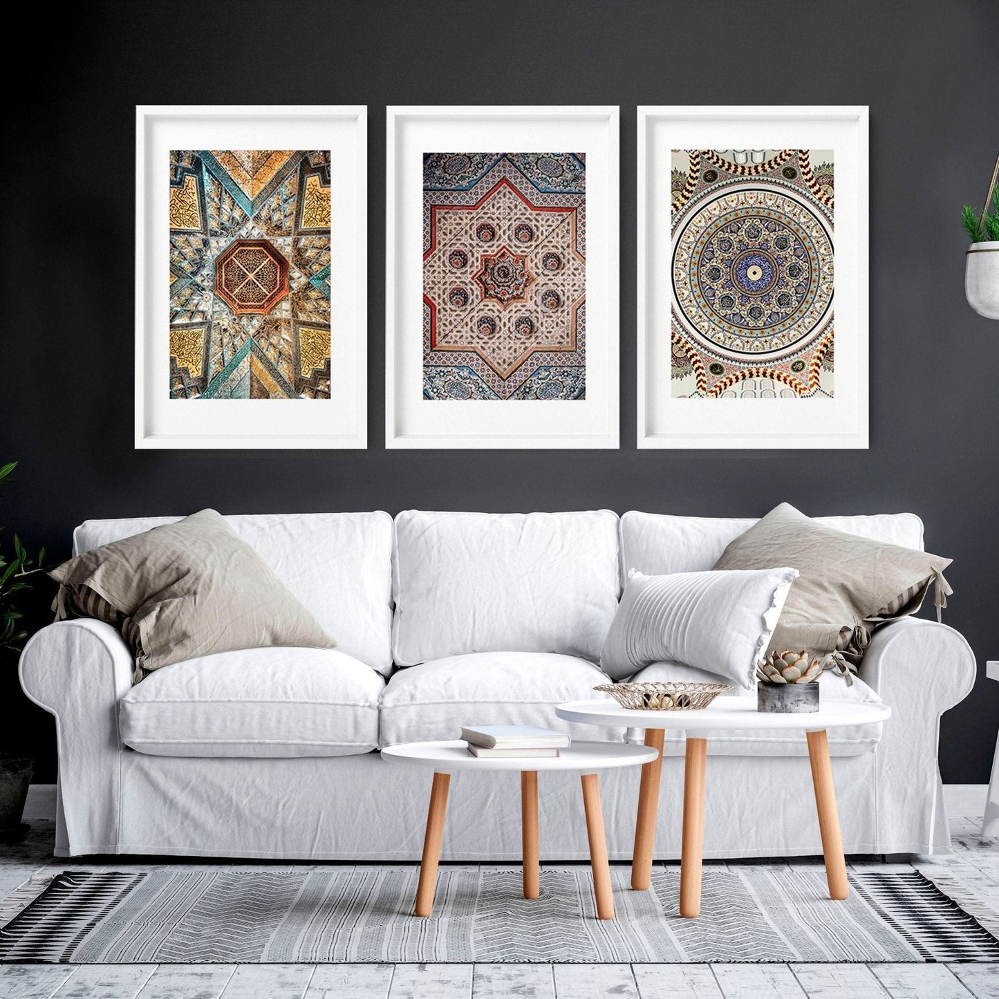 Islamic wall art frames | Set of 3 wall art prints