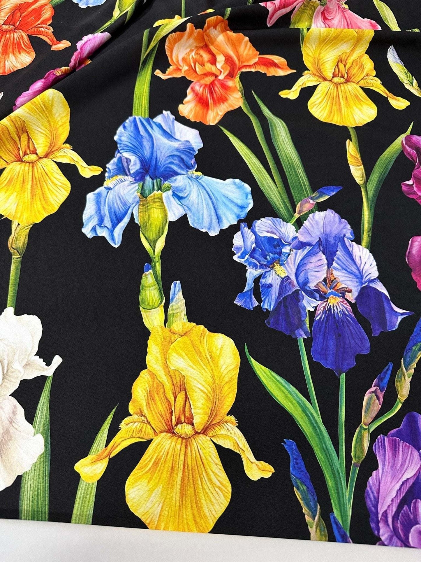 Floral Crepe Fabric by Metre
