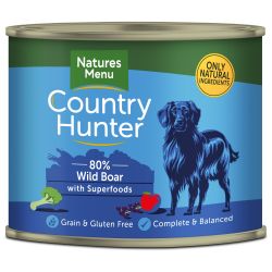 Natures Menu Country Hunter 80% Wild Boar with Superfoods 600g