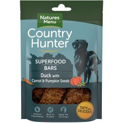 Natures Menu Country Hunter Superfood Bar Duck with Carrot & Pumpkin Seeds 100g