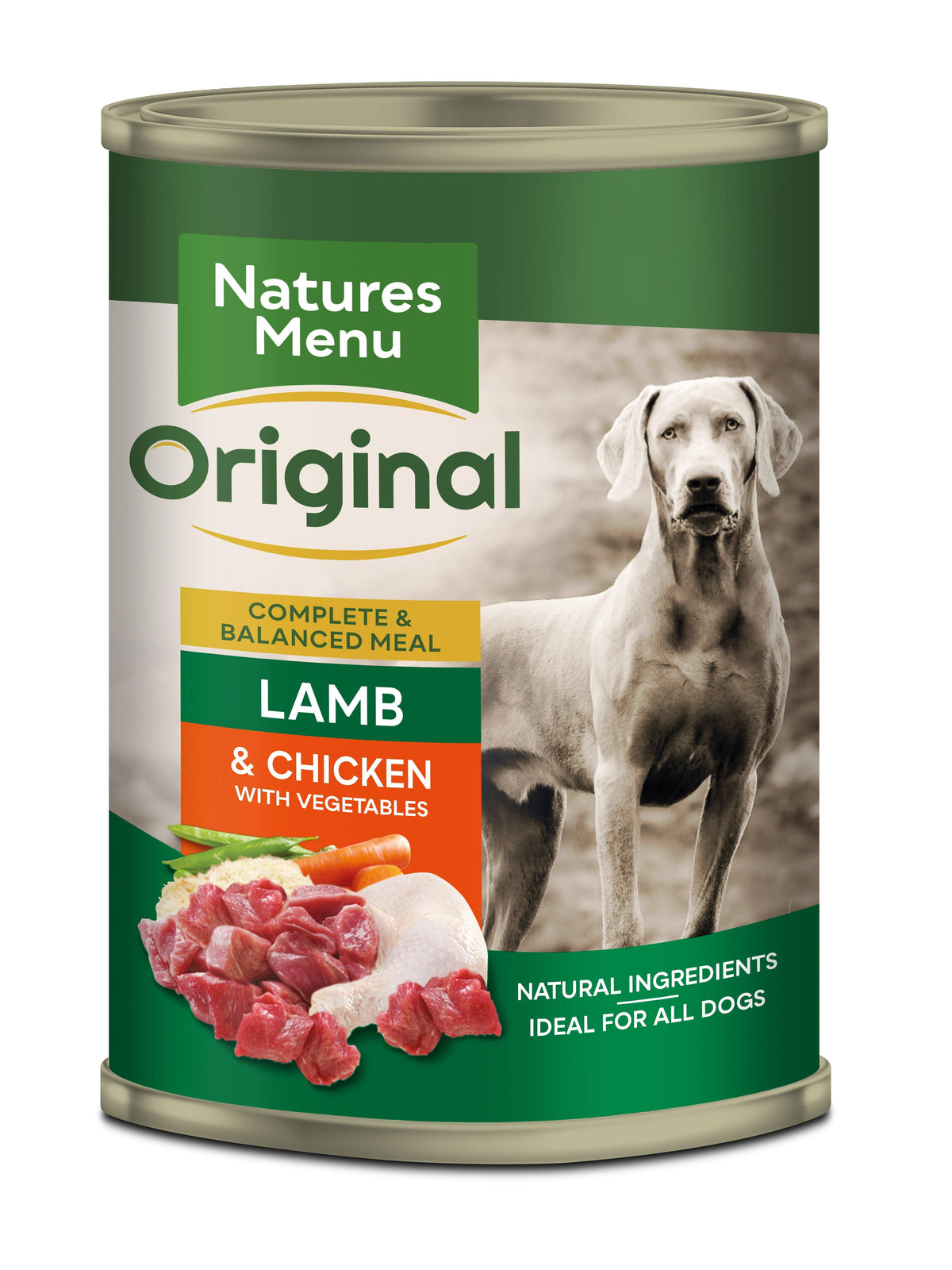 Natures Menu Lamb and Chicken Dog Food 400g - Case of 12