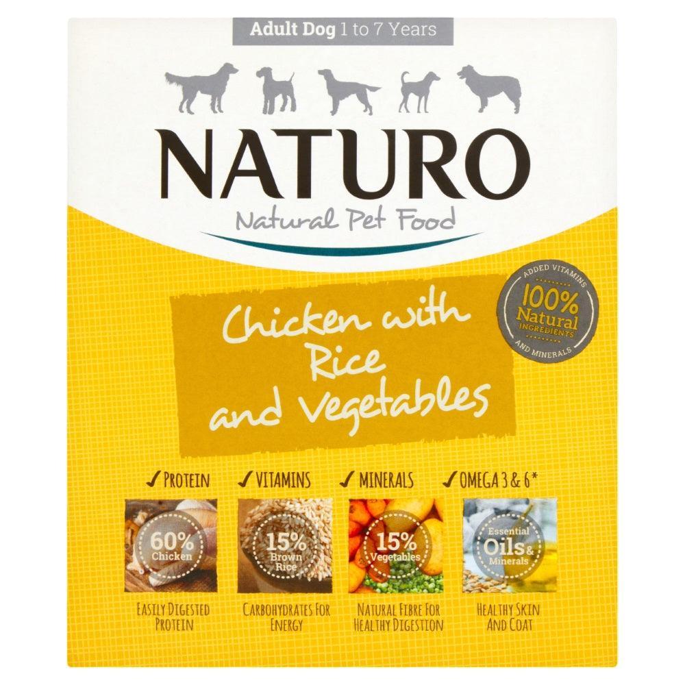 Naturo Adult Chicken with Rice and Vegetables Trays 400g - Case of 7