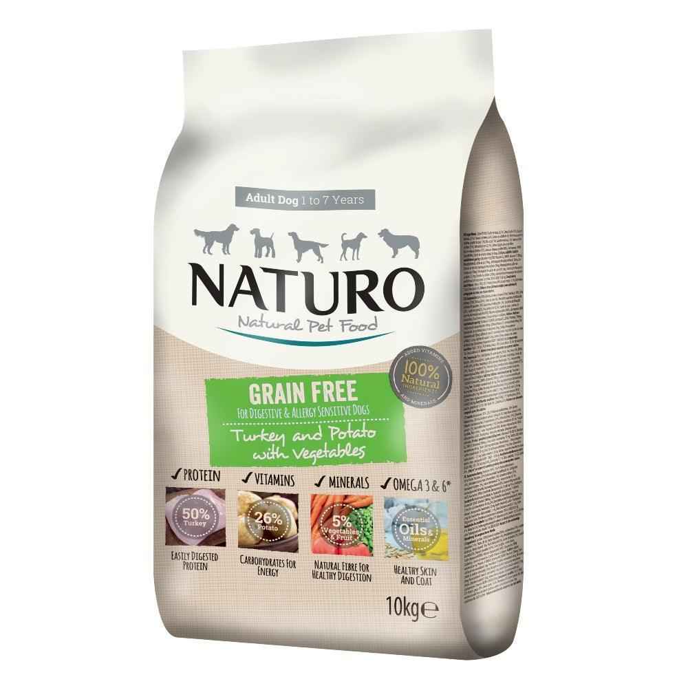 Naturo Adult Grain Free Turkey with Potato & Veg 10kg