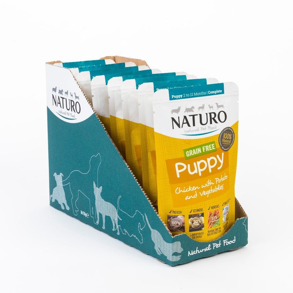 Naturo Puppy Grain Free Chicken with Potato and Vegetables 150g - Case of 8