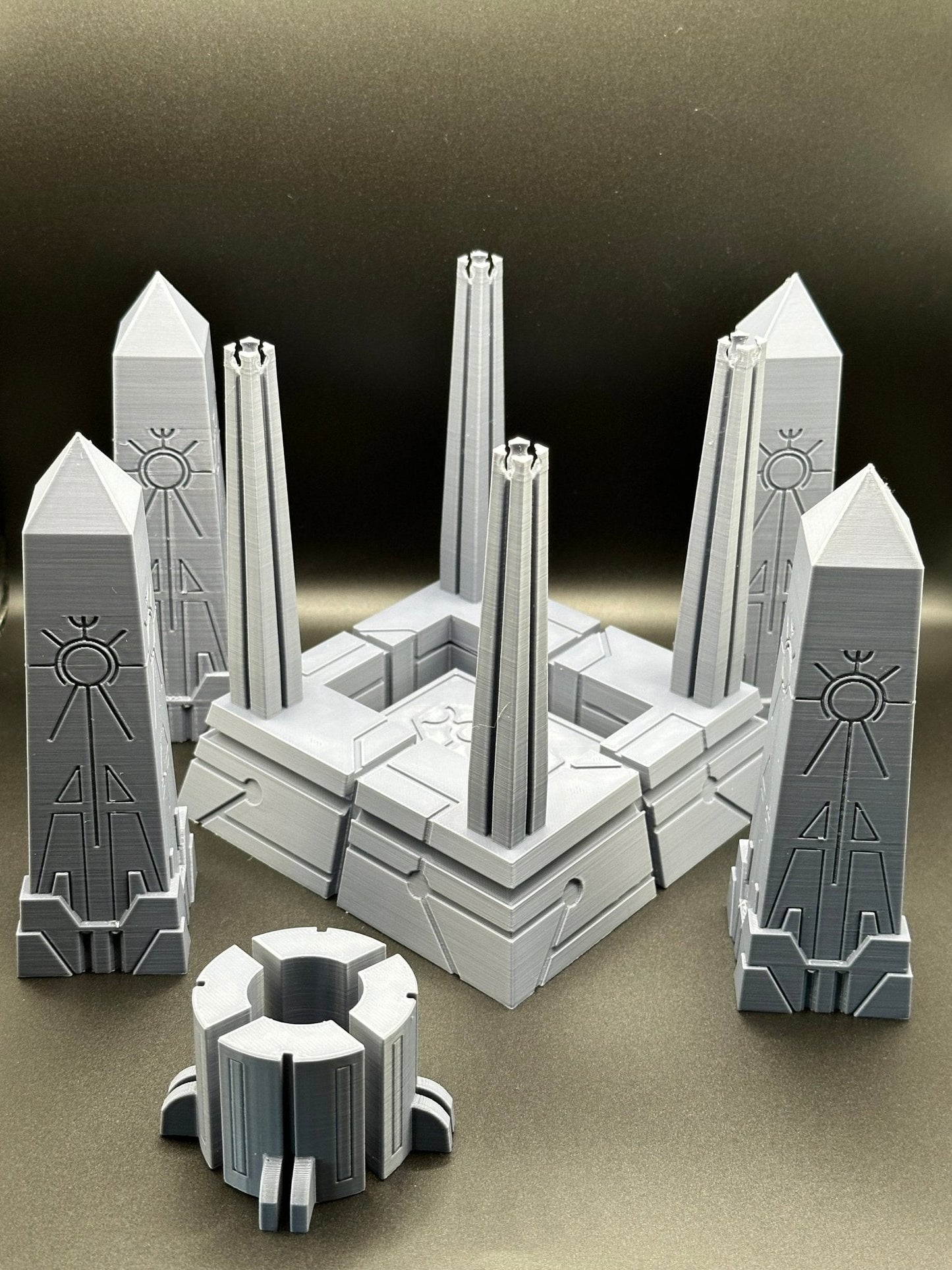 Alien Crypt Terrain – Sci-Fi Scatter Scenery for 28mm Tabletop Games