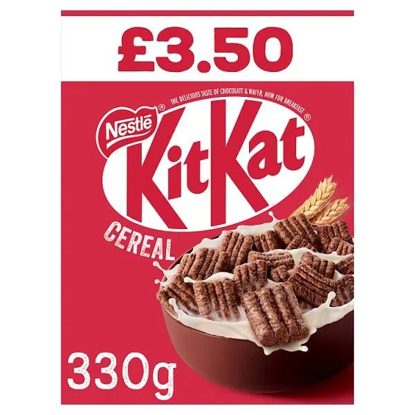 Nestle KitKat Milk Chocolate Cereal 330g (Case of 7)