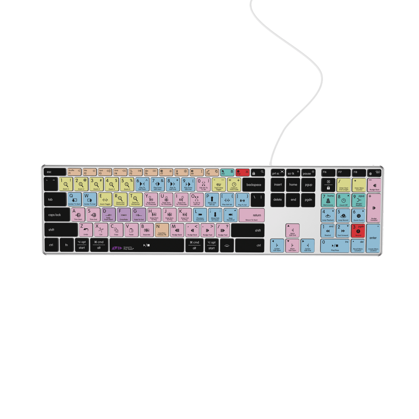NEW Pro Tools Keyboard | Backlit | Wired & Wireless | Mac & PC