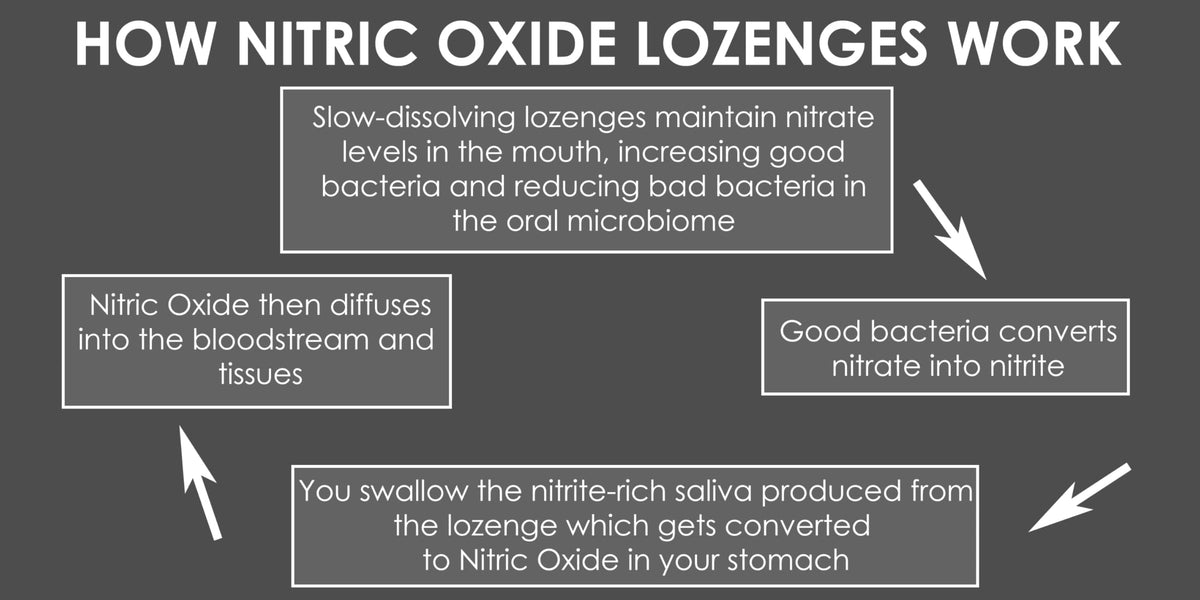 Nitric Oxide Lozenges 120 Count – Supports Blood Pressure, Circulation & Vascular Health