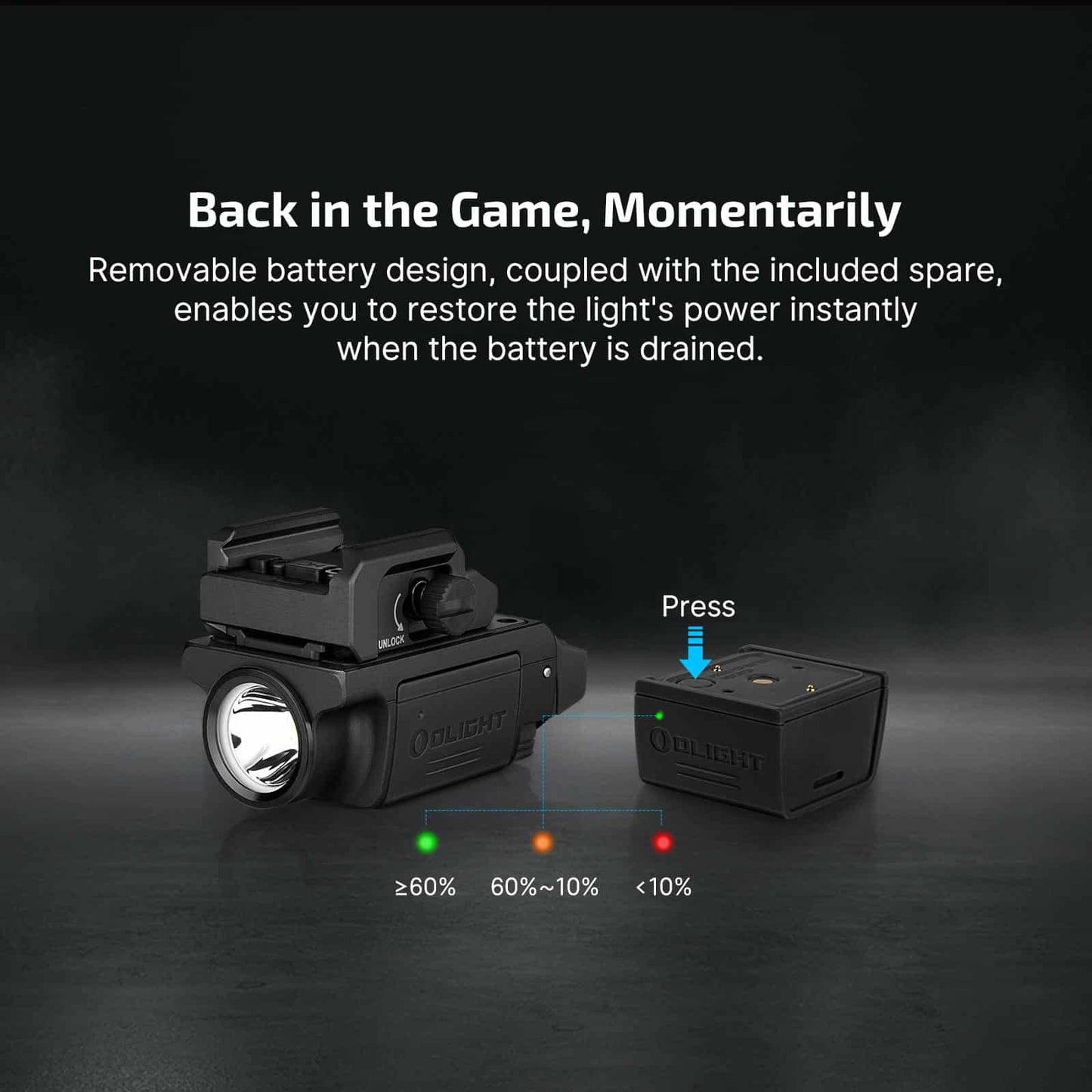 O Light PL-MINI 3 Valkyrie Rail Mounted Light