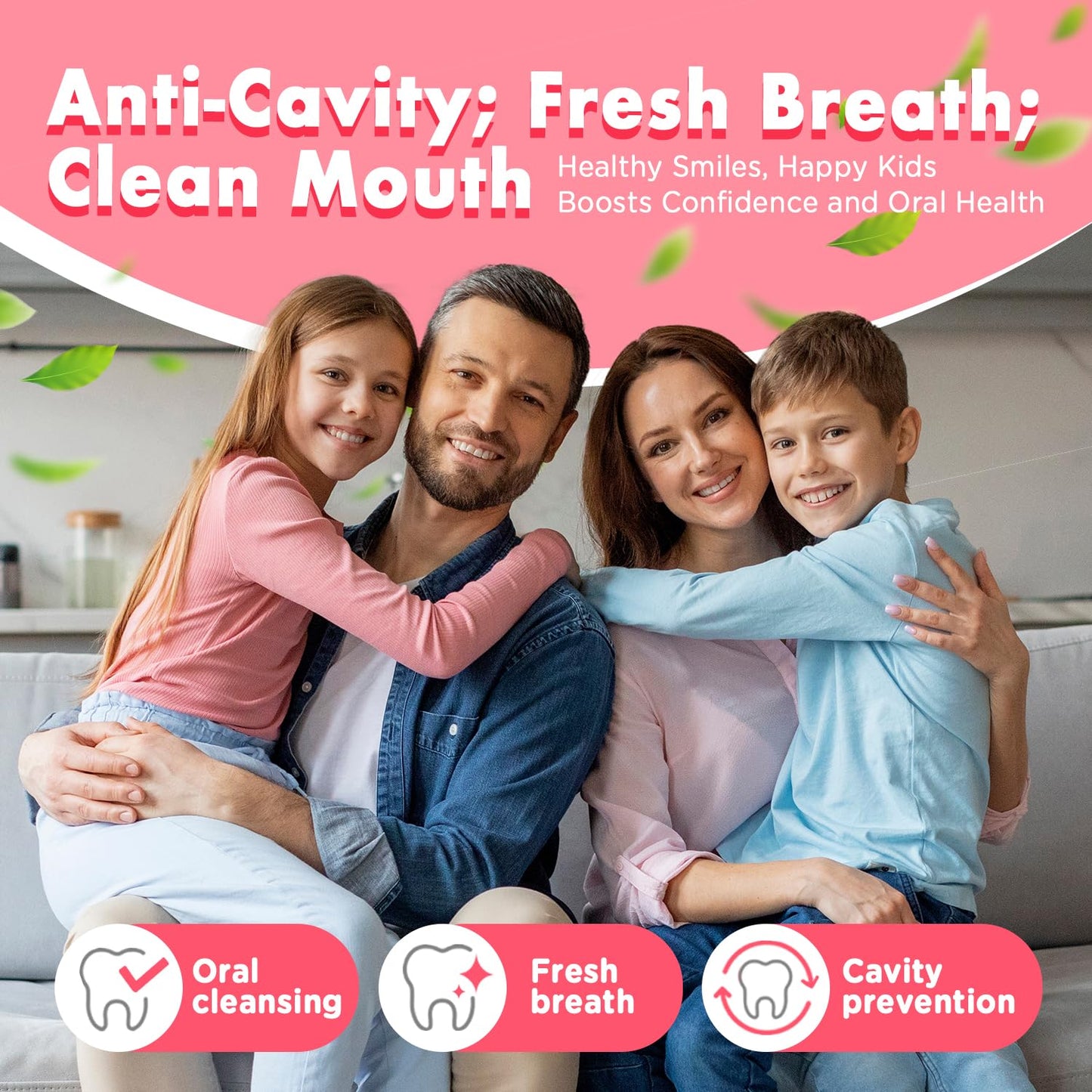 oh care Mouth Spray for Kids – Strawberry, Fluoride Free, Cavity Protection | Ages 0-12