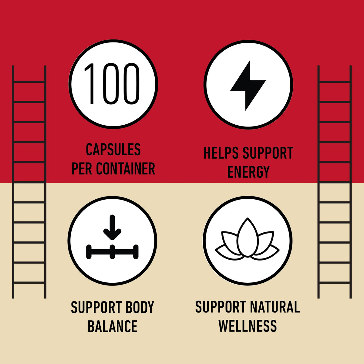 Complete Natural Products Organic Red Maca Root Capsules - 800mg Gelatinized, 2-Pack