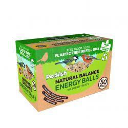 Peckish Natural Balance Energy Balls for Birds - 50 Pack