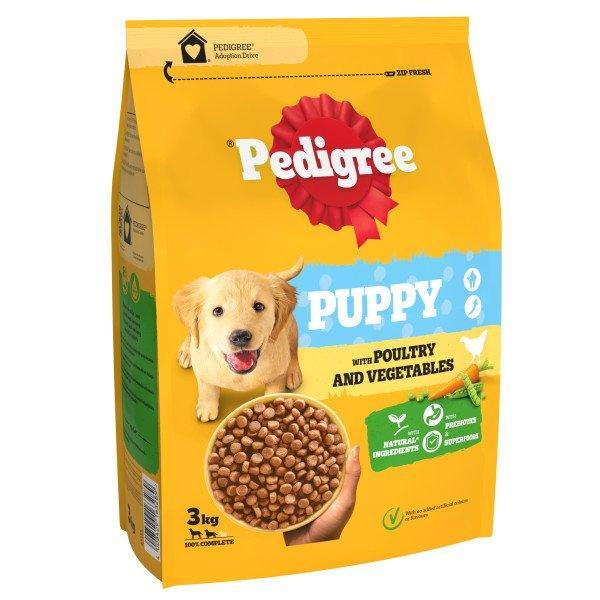 Pedigree Puppy Complete Poultry and Rice 3kg - Case of 3