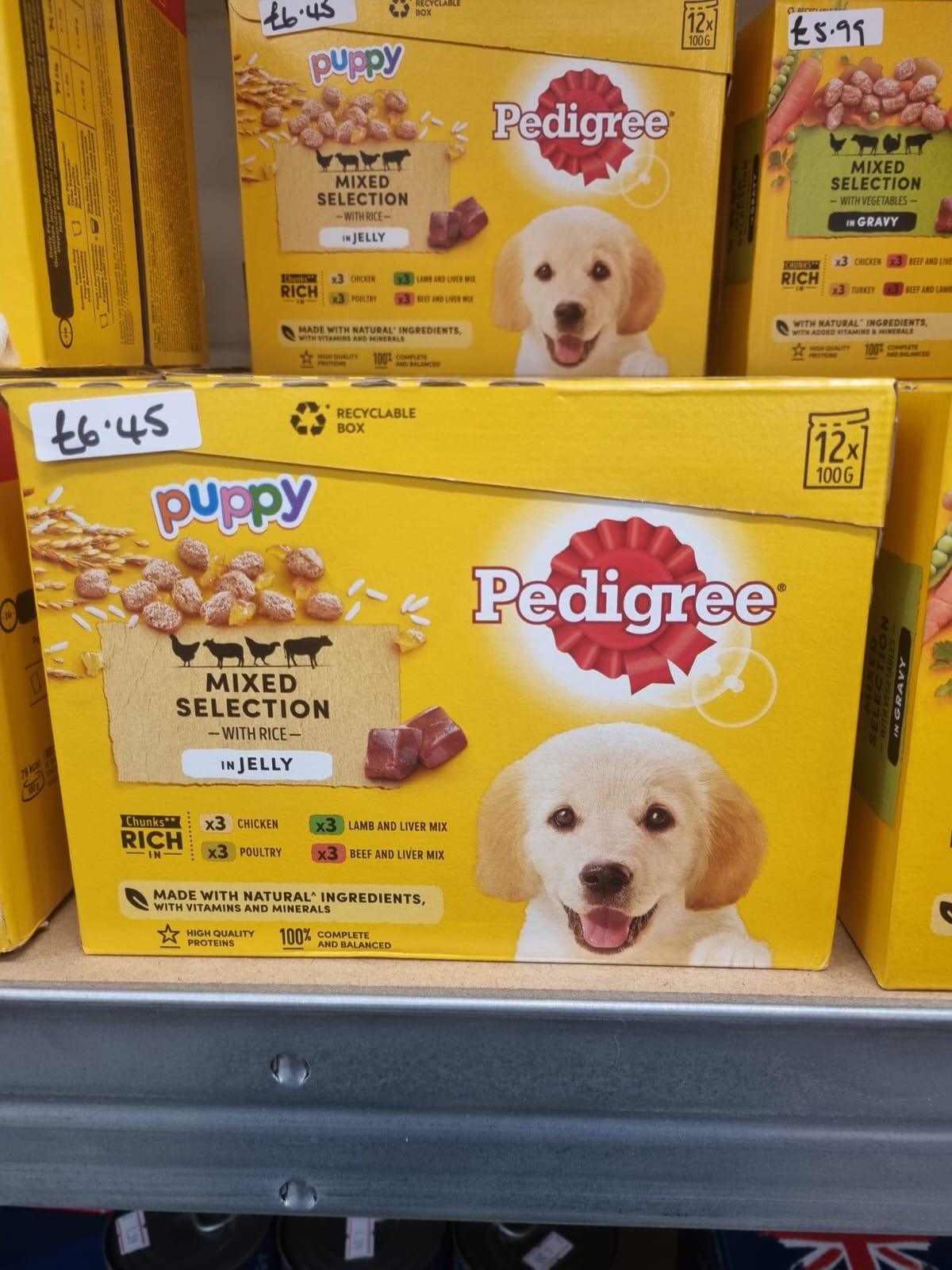 Pedigree Puppy Mixed Selection in Jelly 12 x 100g - Case of 4