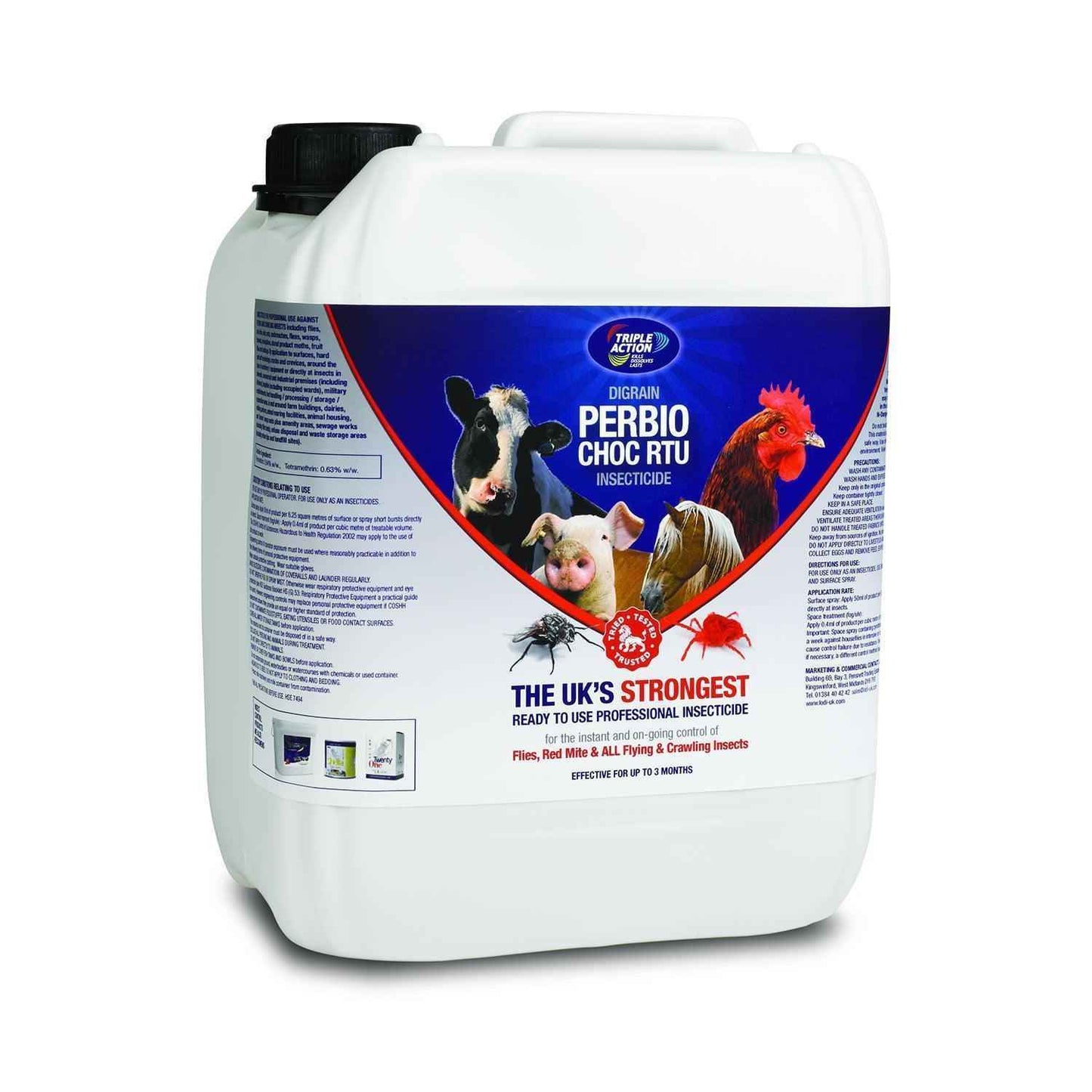 Perbio Choc RTU insecticide for red mite control