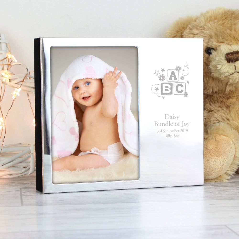 Personalised Abc 4x6 Inch Photo Frame Album