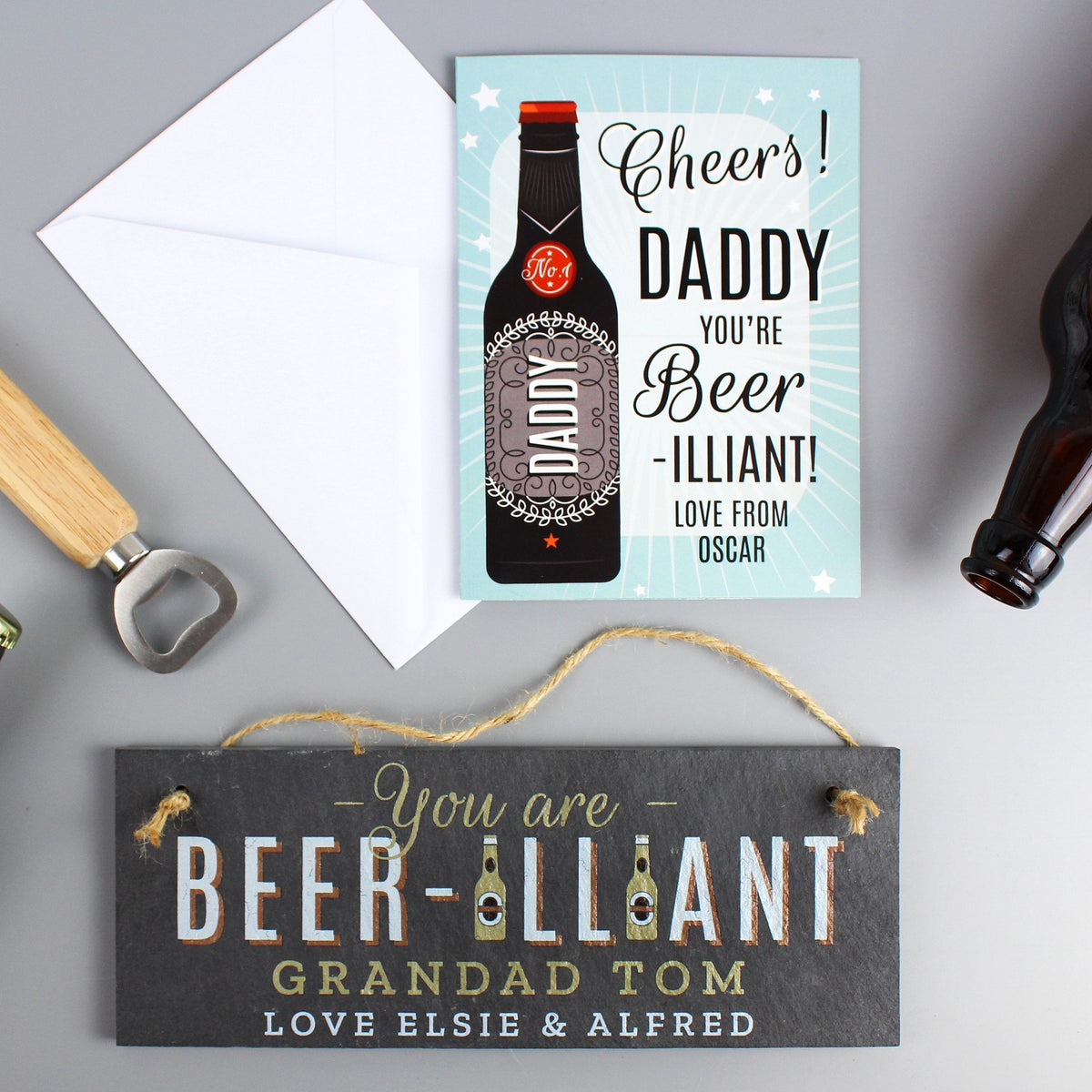 Personalised Beer-Illiant Card